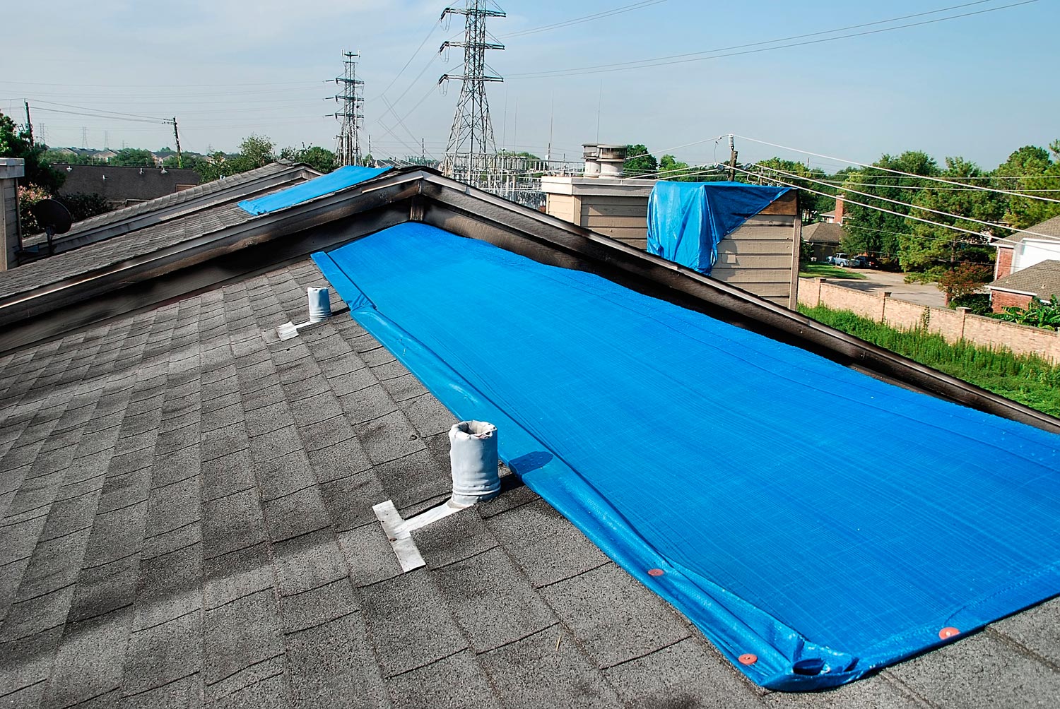 Tarpaulins-roof